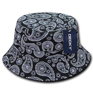 Black Bandana Design Bucket Hat